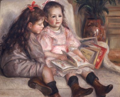 子供の肖像画、または子供たちの武道カイユボット、1895 作： Pierre Auguste Renoir